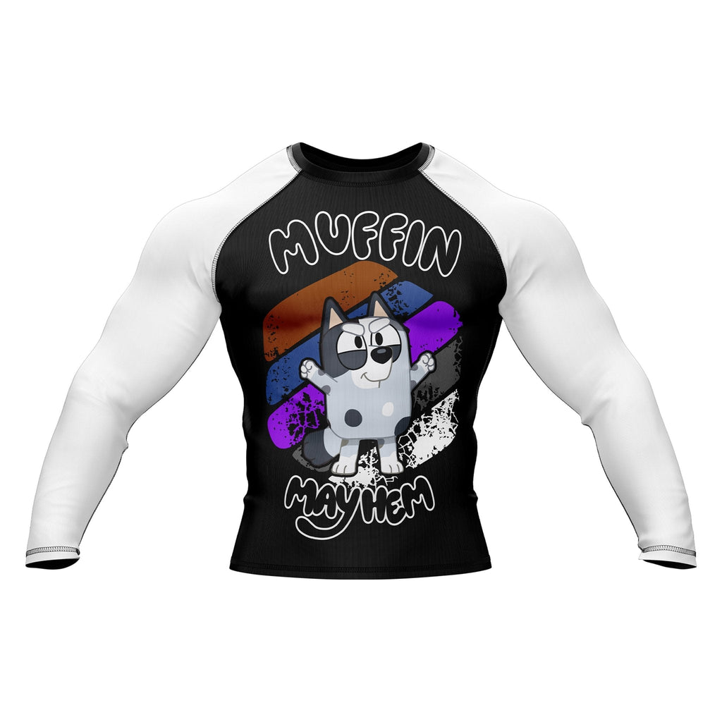 Muffin Mayhem Premium Bjj Rash Guard For Men/Women