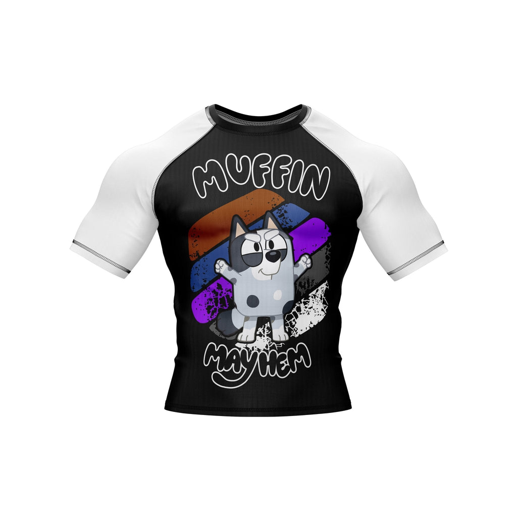 Muffin Mayhem Premium Bjj Rash Guard For Men/Women