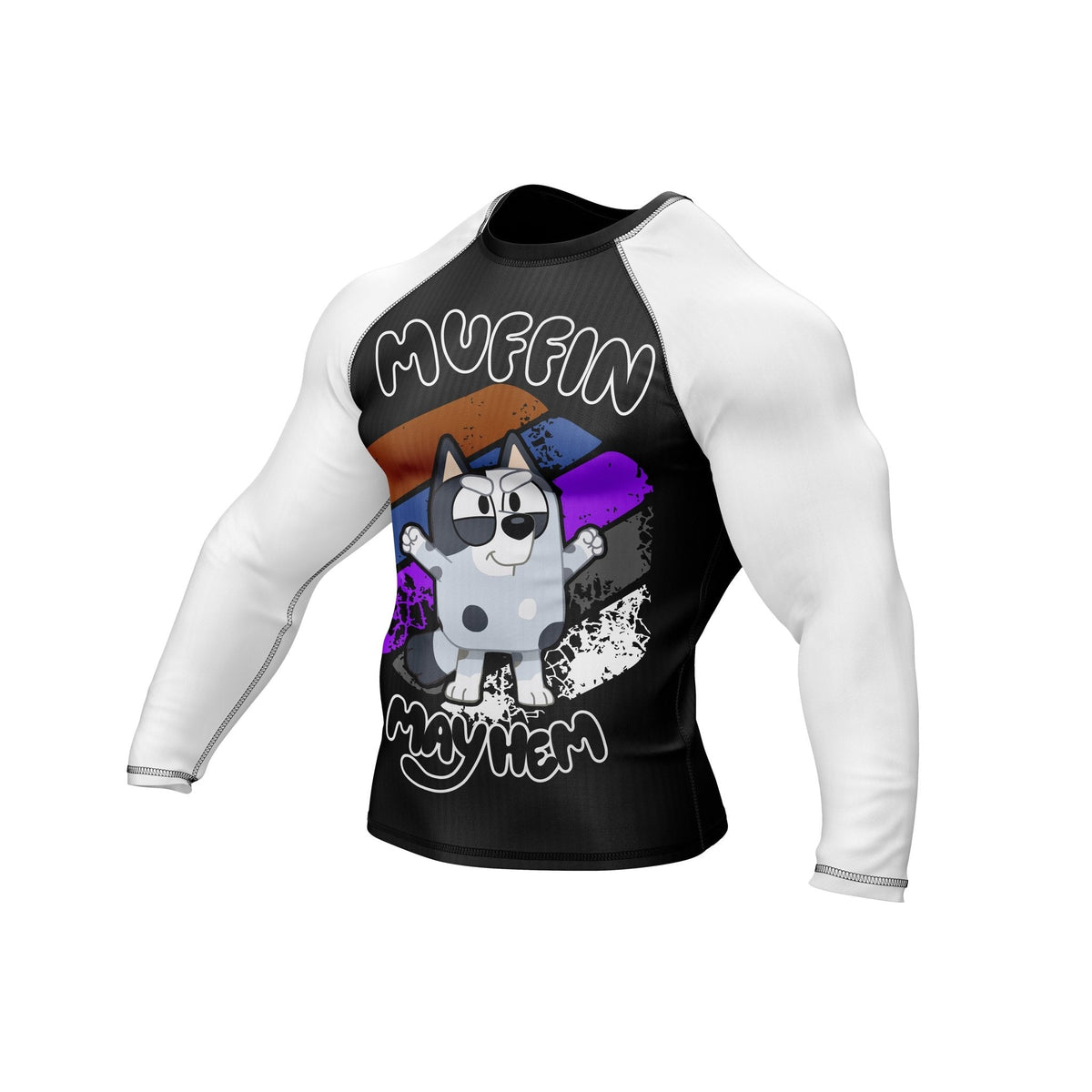 Muffin Mayhem Premium Bjj Rash Guard For Men/Women