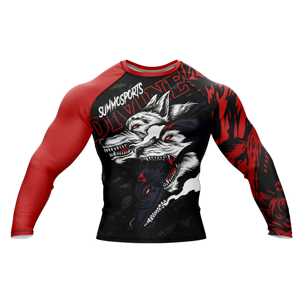 Cerberus Strike Premium Bjj Rash Guard For Men/Women