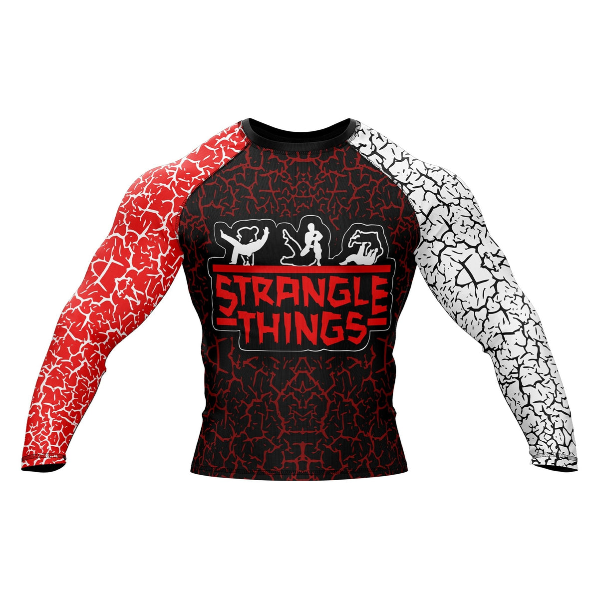 Strangle Things Premium Bjj Rash Guard For Men/Women