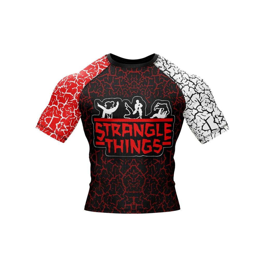 Strangle Things Premium Bjj Rash Guard For Men/Women