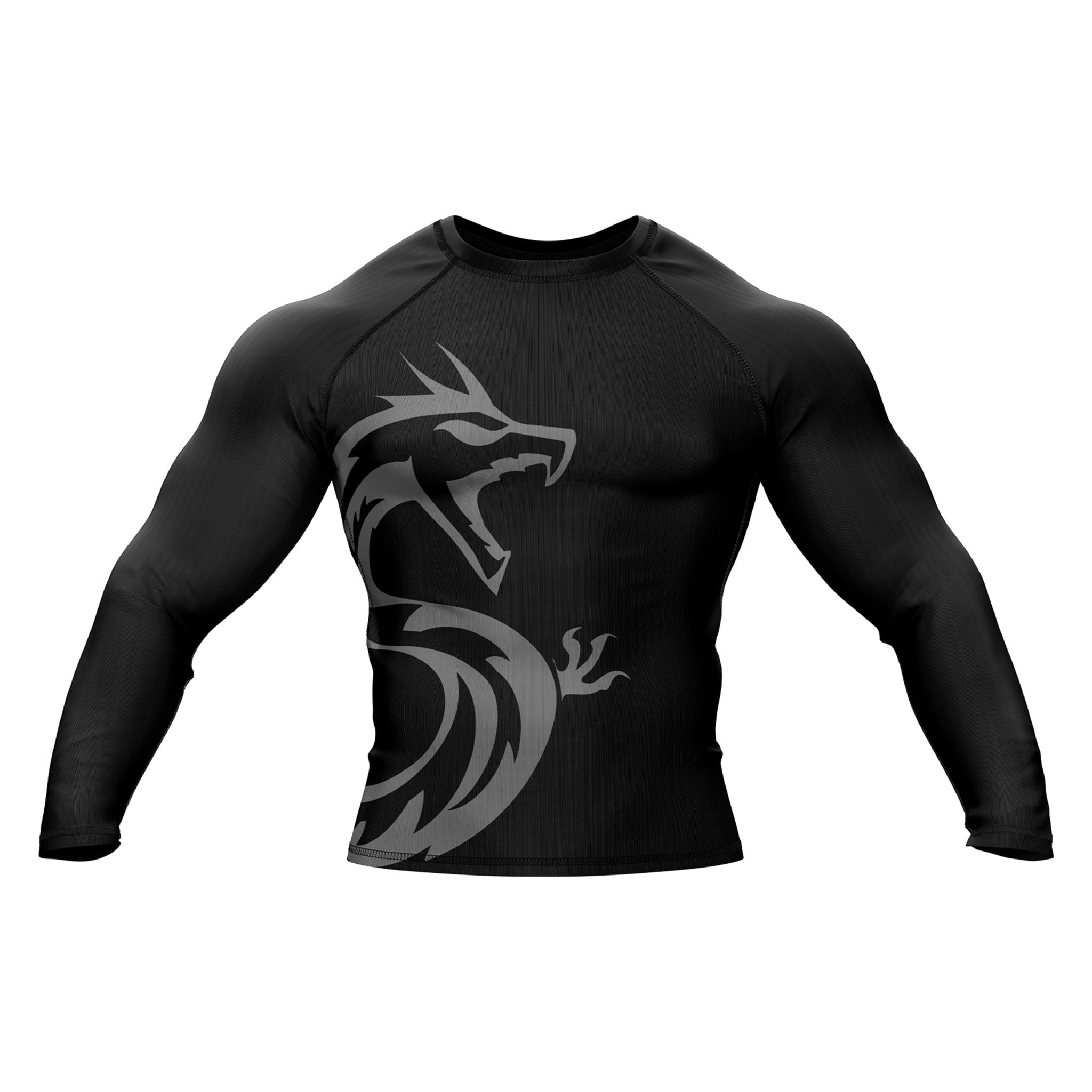 Summo Basic Black BJJ Rash Guard for Men/Women