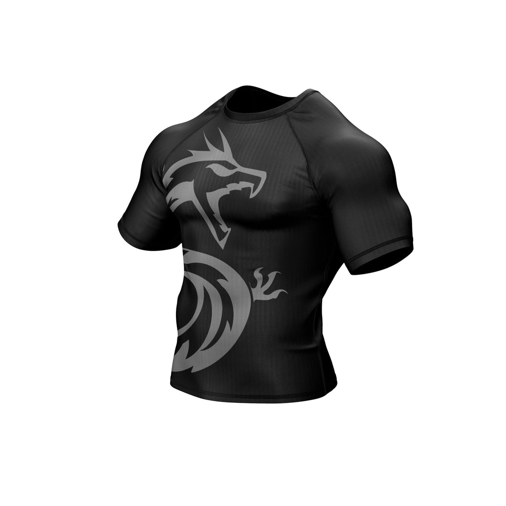 Summo Basic Black BJJ Rash Guard for Men/Women