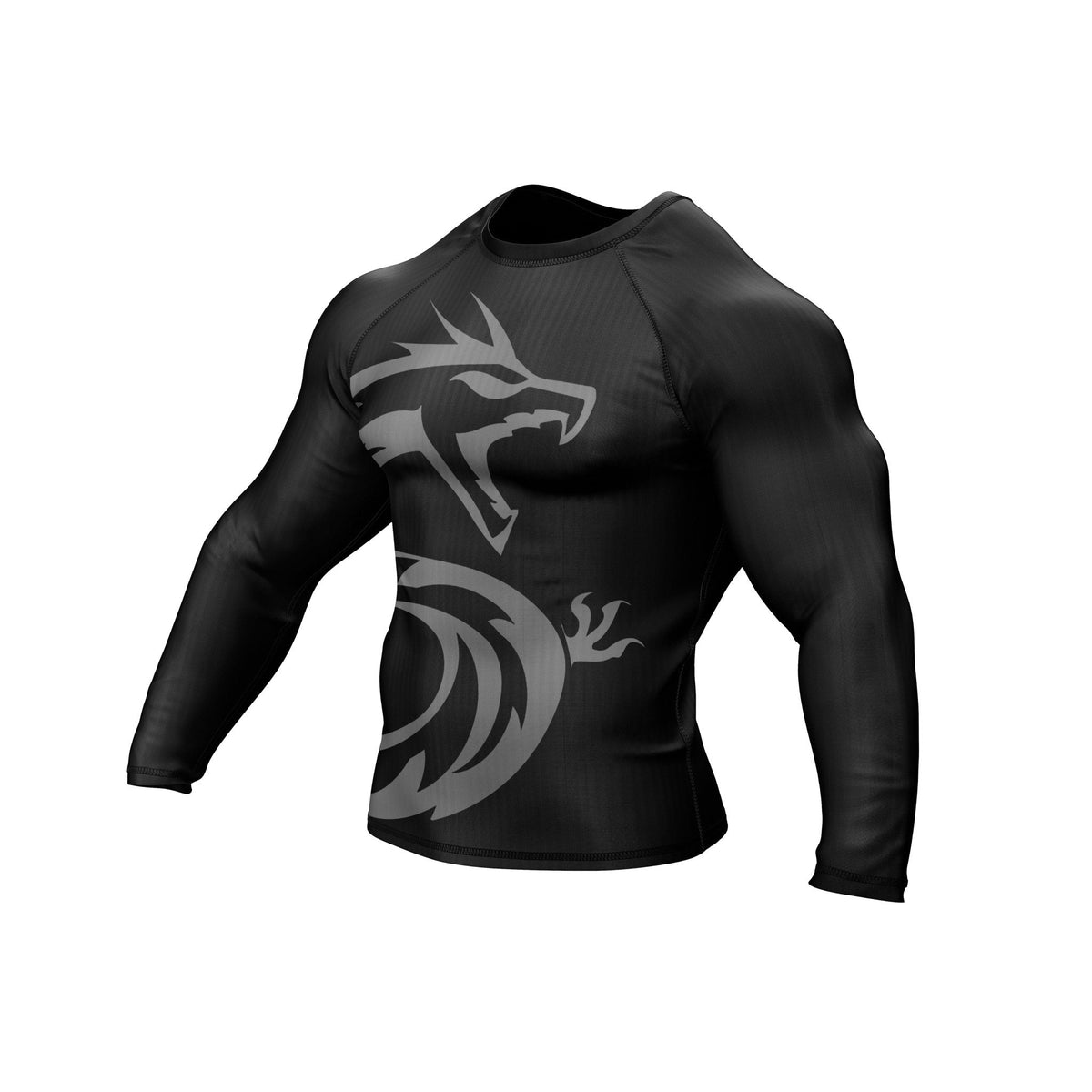 Summo Basic Black BJJ Rash Guard for Men/Women
