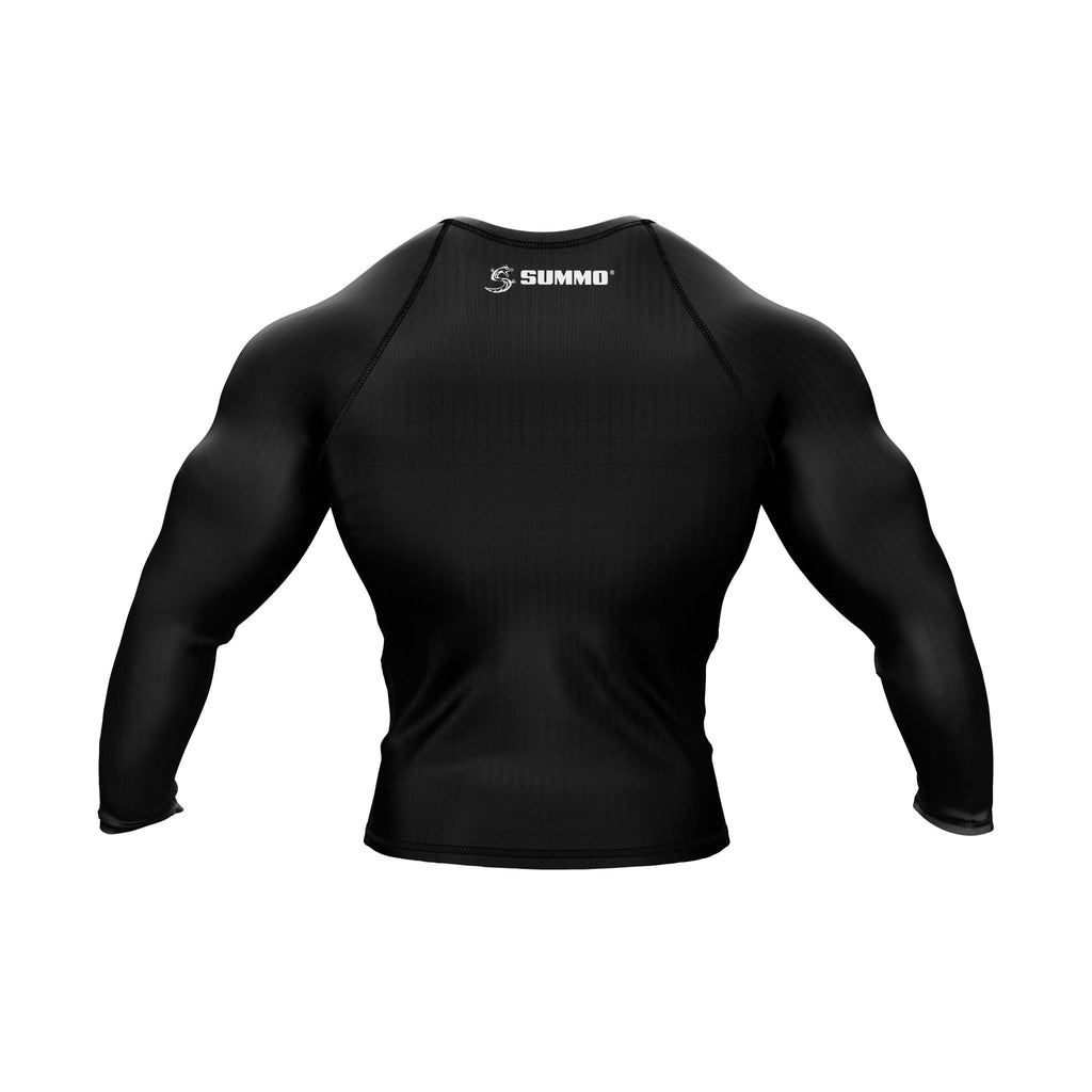 Summo Basic Black BJJ Rash Guard for Men/Women