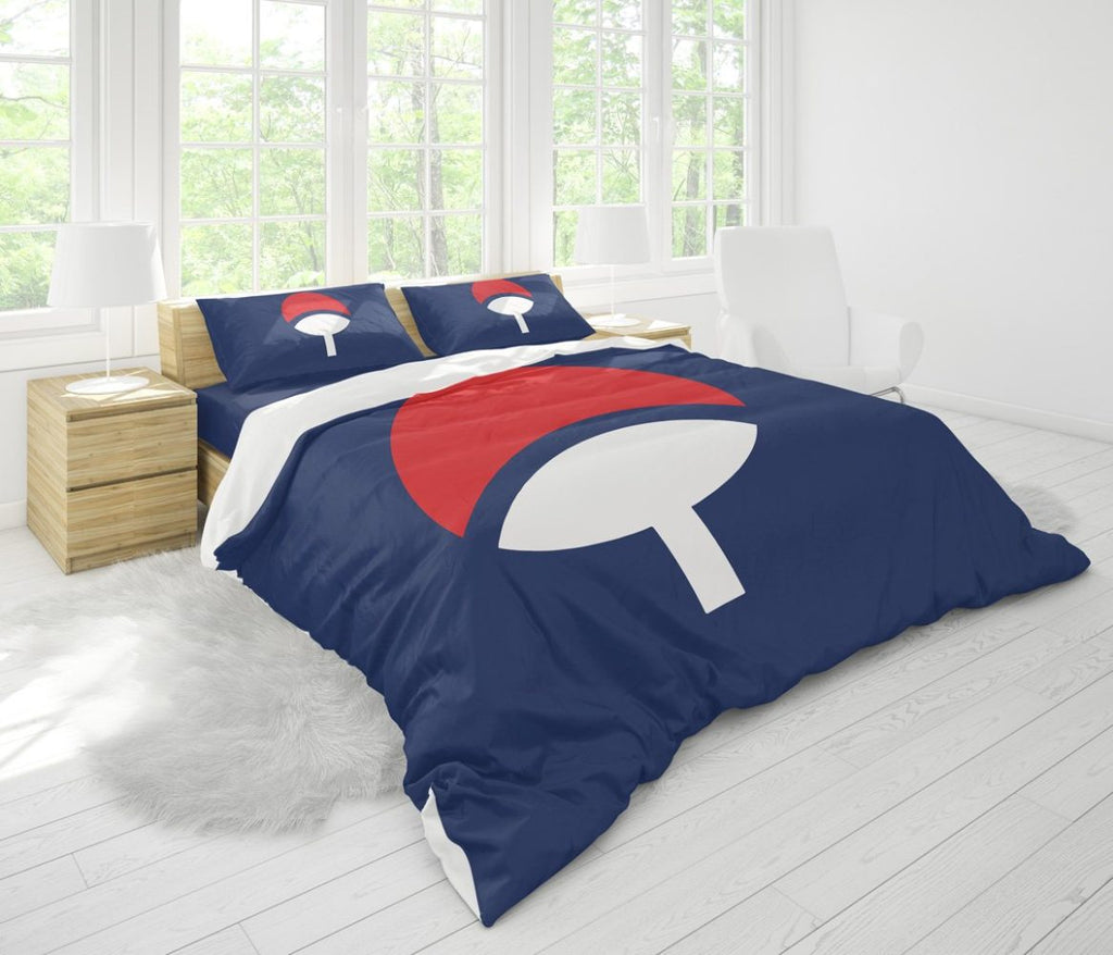 Uchiha Symbol Shippuden Bedding Set
