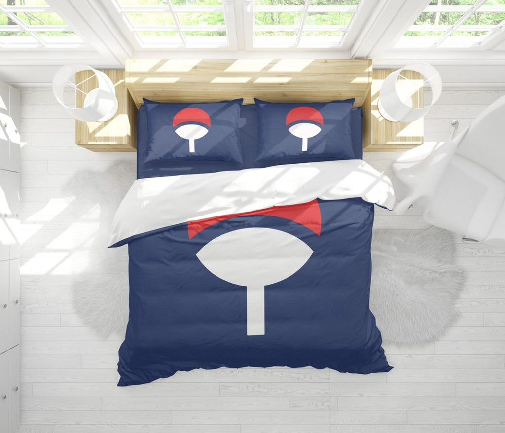 Uchiha Symbol Shippuden Bedding Set