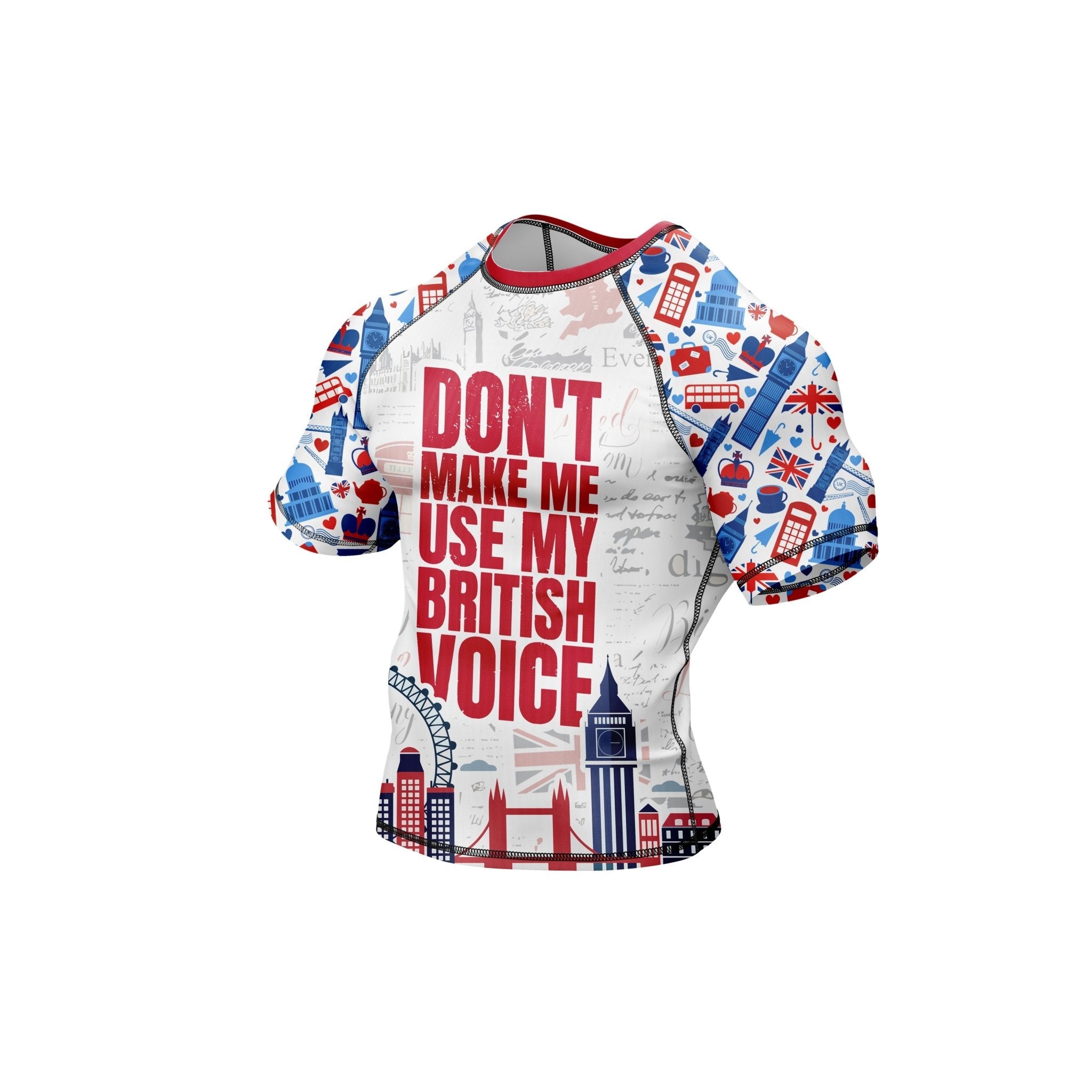 Union Jack Warrior Premium Rash Guard For Men/Women