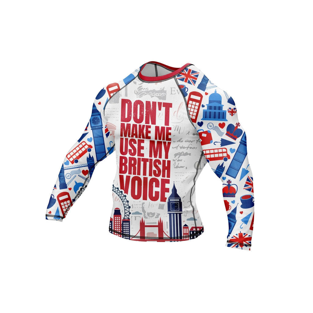 Union Jack Warrior Premium Rash Guard For Men/Women