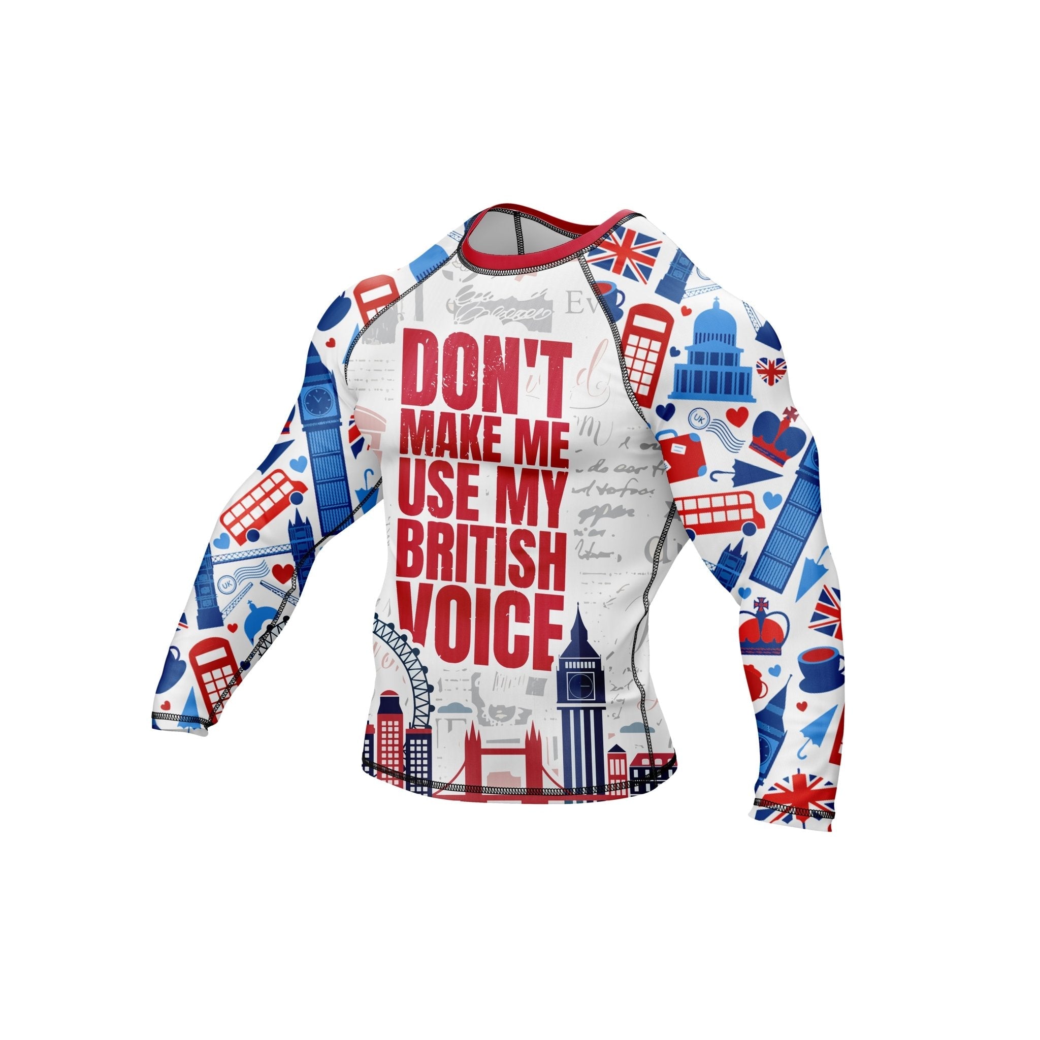 Union Jack Warrior Premium Rash Guard For Men/Women