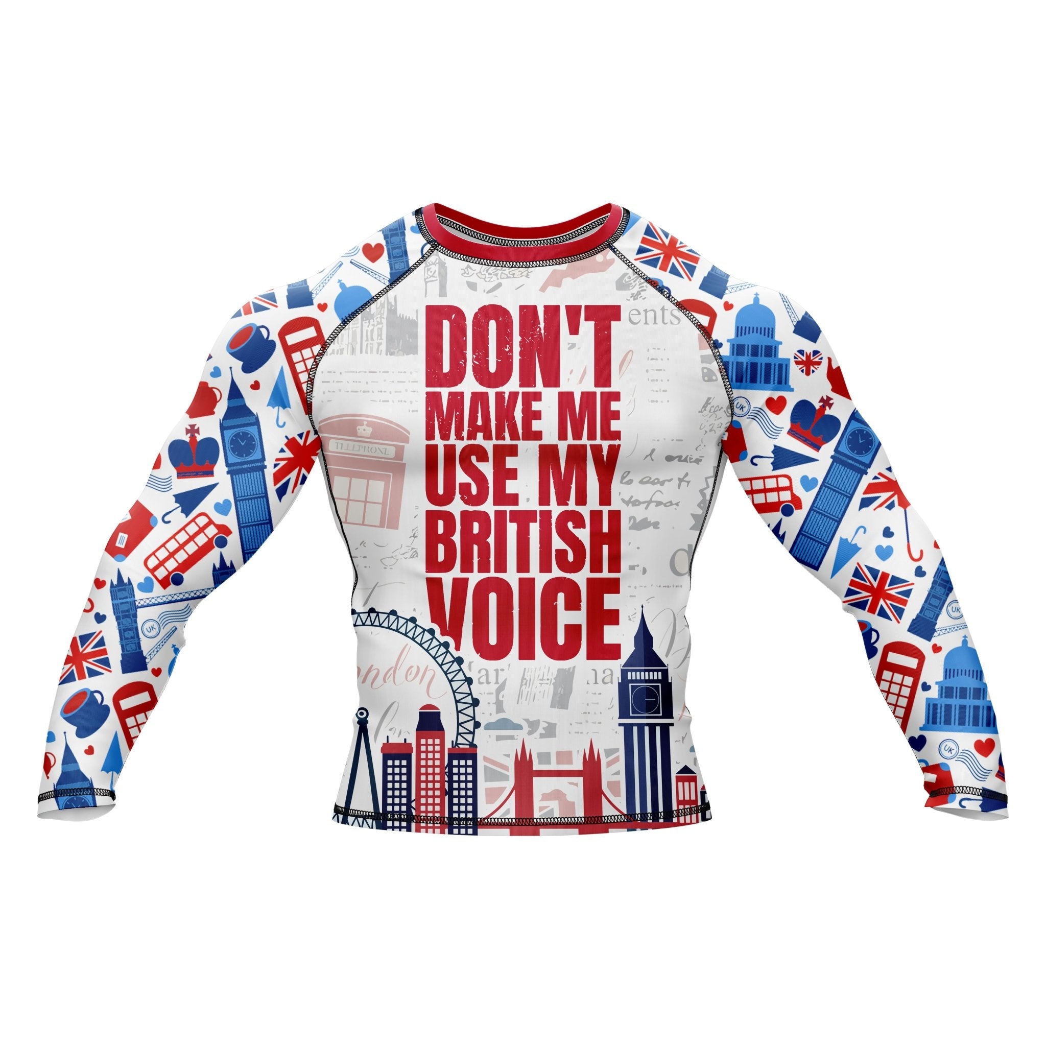 Union Jack Warrior Premium Rash Guard For Men/Women