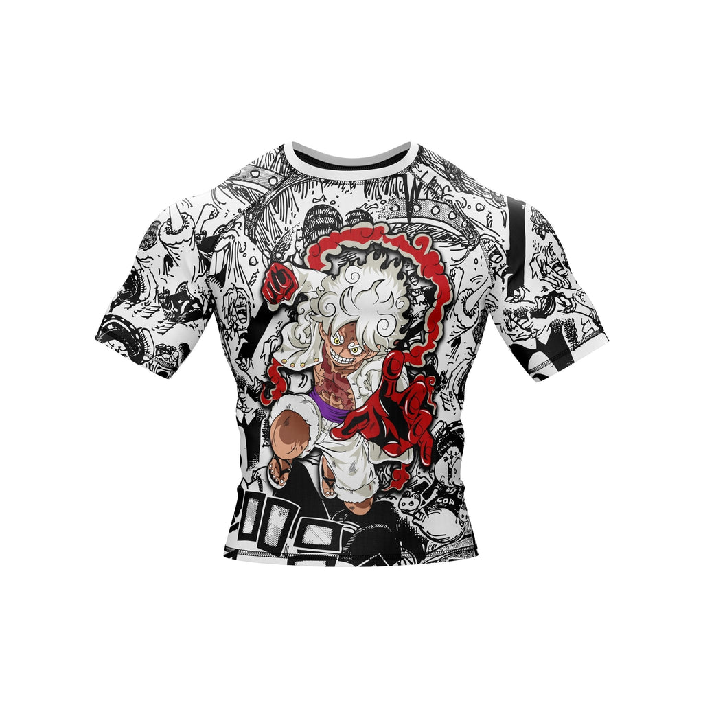 White Gear 5 Premium Bjj Rash Guard For Men/Women