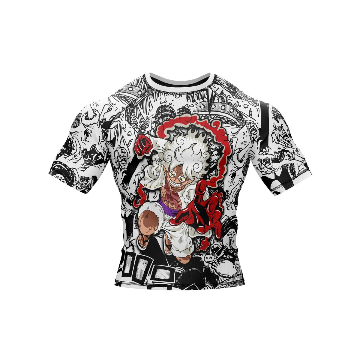 White Gear 5 Premium Bjj Rash Guard For Men/Women