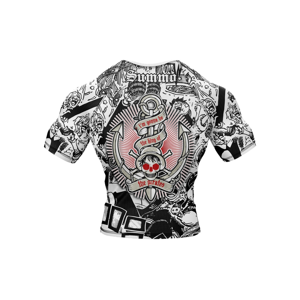 White Gear 5 Premium Bjj Rash Guard For Men/Women