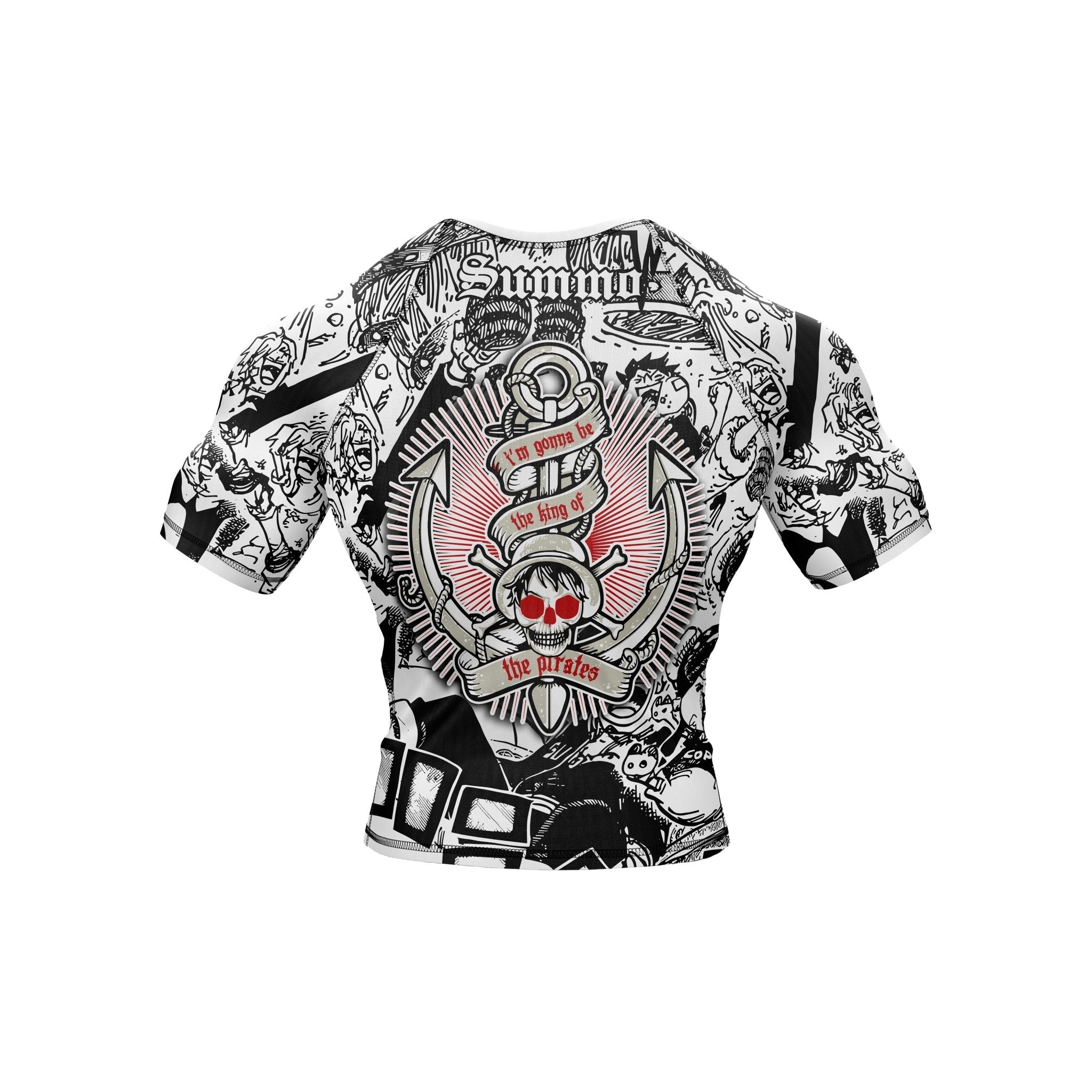 White Gear 5 Premium Bjj Rash Guard For Men/Women