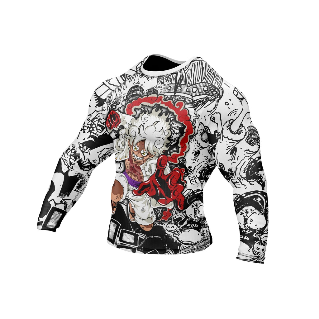 White Gear 5 Premium Bjj Rash Guard For Men/Women