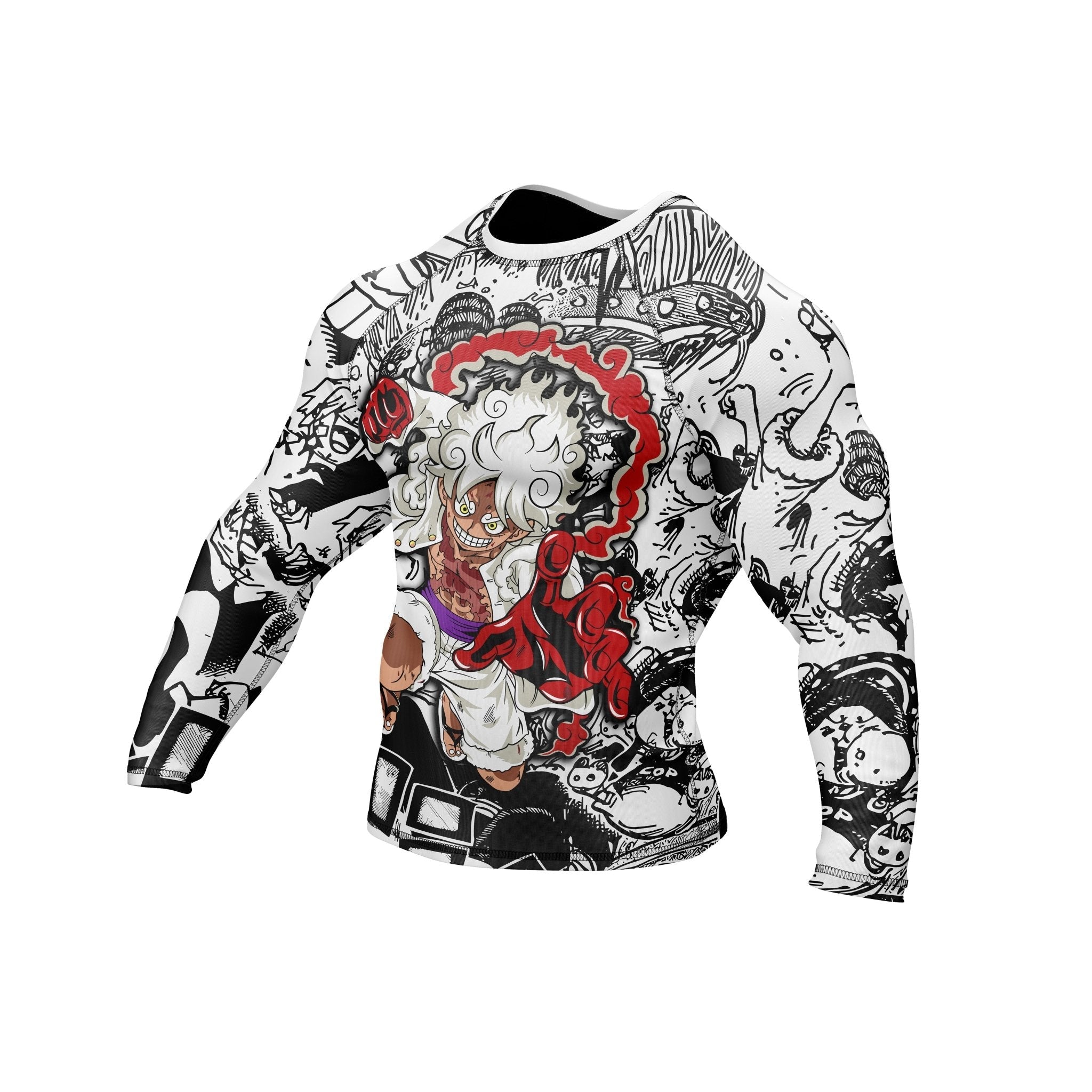 White Gear 5 Premium Bjj Rash Guard For Men/Women